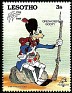 Lesotho 1989 Walt Disney 3 S Multicolor Scott 712. Lesotho 1989 Scott 712 Disney French Revolution. Uploaded by susofe